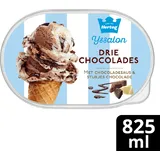 Ijssalon drie chocolades