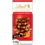 Lindt Les grandes pure chocolade amandel zout