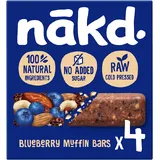 Nakd . Blueberry muffin bars 4-pack