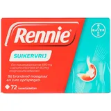 Rennie Suikervrij Kauwtablet bij brandend maagzuur,