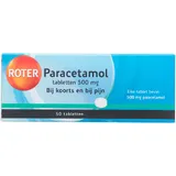 Roter Paracetamol tabletten 500 mg,