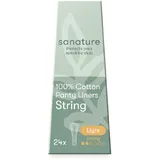 Sanature 100% Katoenen inlegkruisjes string