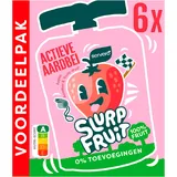 Servero Slurpfruit actieve aardbei voordeelpak