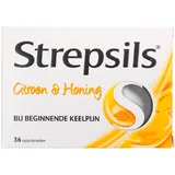 Strepsils Citroen / Honing zuigtabletten bij keelpijn,