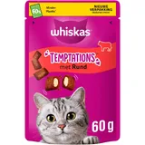 Whiskas Temptations rund kattensnacks