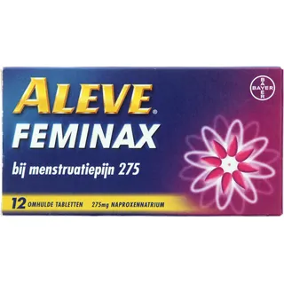 Aleve Feminax bij menstruatiepijn