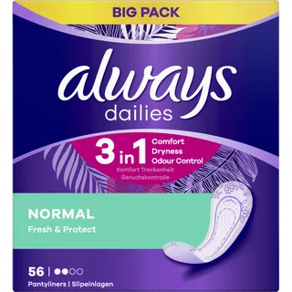 Always Dailies normal inlegkruisjes big pack