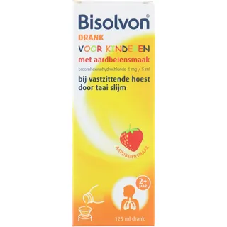 Bisolvon Drank voor kids aardbeiensmaak 4mg