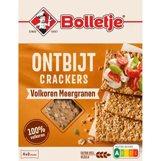 Bolletje Ontbijtcrackers volkoren meergranen