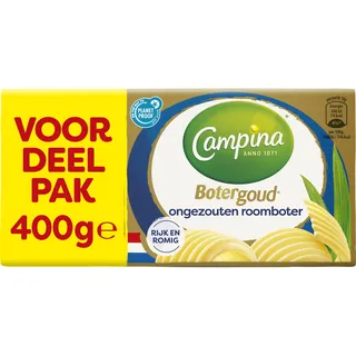 Campina Botergoud roomboter ongezouten voordeel