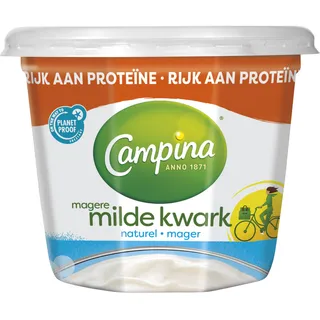 Campina Magere milde kwark naturel