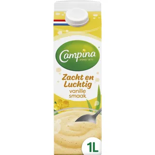 Campina Zacht & luchtig vanille smaak