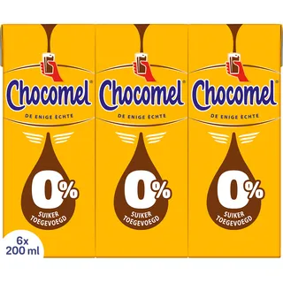 Chocomel 0% suiker toegevoegd