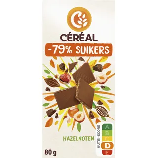 Cereal Melk chocolade-hazelnoten minder suikers