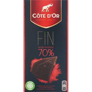 Cote D'or 70% Pure chocolade reep intense