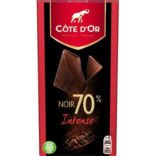 Cote D'Or 70% Pure chocolade reep intense