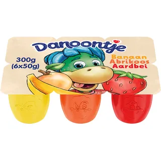 Danoontje Kinder Fruitkwark Toetjes Banaan, Aardbei & Abrikoos