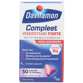 Davitamon Compleet weerstand forte kauwvitamines