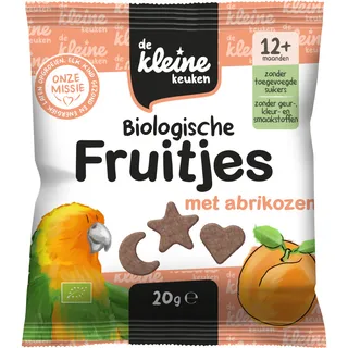 De Kleine Keuken Biologische fruitjes met abrikozen