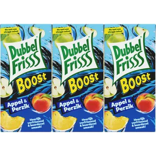 DubbelFrisss Boost appel & perzik