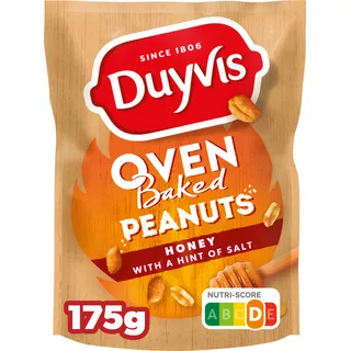 Duyvis Oven baked peanuts honey salt