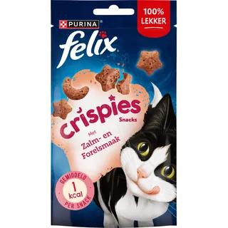 Felix Crispies zalm- & forelsmaak kattensnack