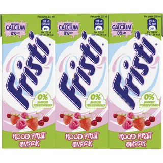 Fristi Rood fruit 0% suiker toegevoegd