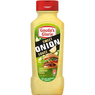 Gouda's Glorie Sweet onion sauce