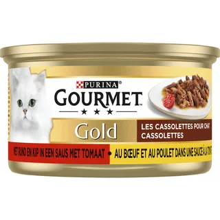 Gourmet Gold cassolettes met rund & kip
