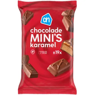 Huismerk Chocolade mini's karamel