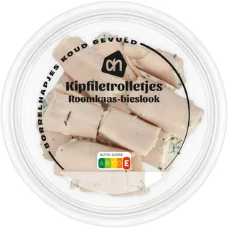 Huismerk Kipfiletrolletjes roomkaas-tuinkruiden