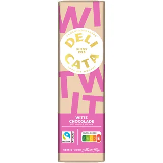 Huismerk Reep witte chocolade met vanille aroma