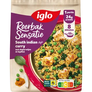 Iglo Roerbak sensatie south Indian curry