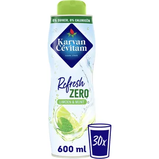 Karvan Cevitam Refresh Zero limoen & munt siroop