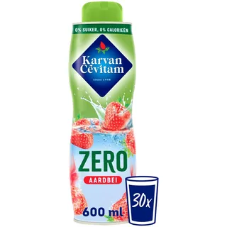 Karvan Cevitam Zero aardbei siroop