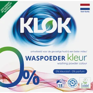 De Klok Waspoeder kleur parfumvrij
