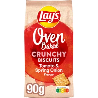 Lays Oven baked crunchy biscuits tomato onion