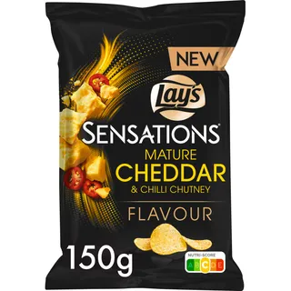 Lays Sensations mature cheddar & chilli