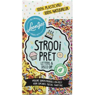Leentjes Strooi pret letters & disco dip