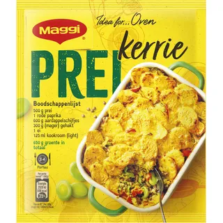 Maggi Ovenschotel prei kerrie