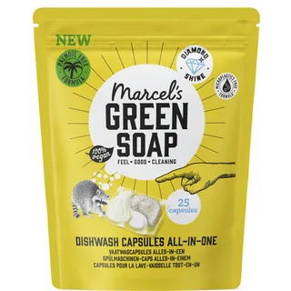 Marcel's Green Soap Vaatwas capsules all-in-one