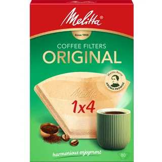 Melitta Original koffiefilters 1x4 bruin