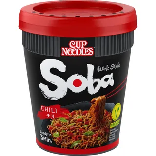Nissin Soba cup noodles chili