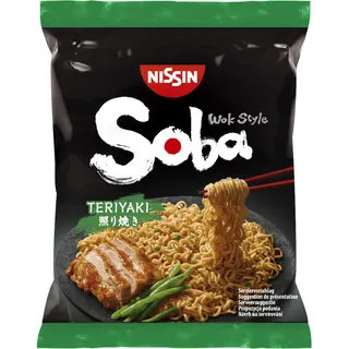 Nissin Soba noodles teriyaki