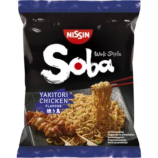 Nissin Soba yakitori chicken noodles