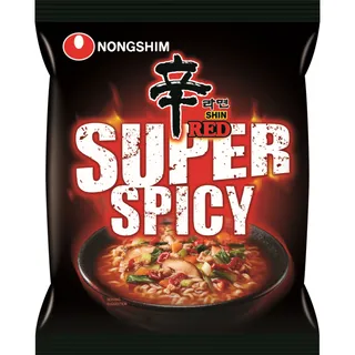 NongShim Shin red super spicy noodles
