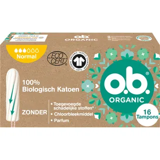 O.B. Organic cotton tampons normaal
