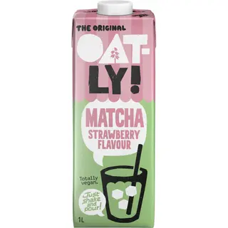 Oatly Matcha strawberry flavour