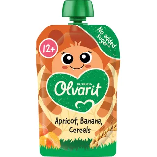 Olvarit Knijpfruit apricot, banana, cereals