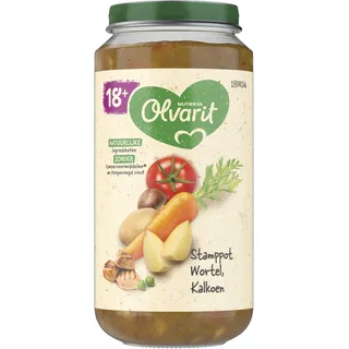 Olvarit 18+ Maanden Stamppot Wortel Kalkoen
